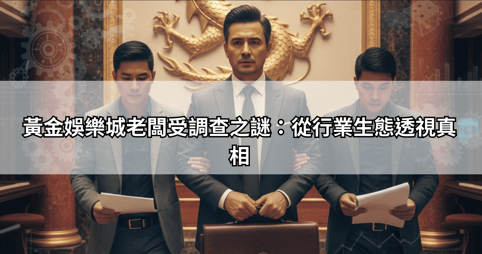 黃金娛樂城老闆受調查之謎：從行業生態透視真相