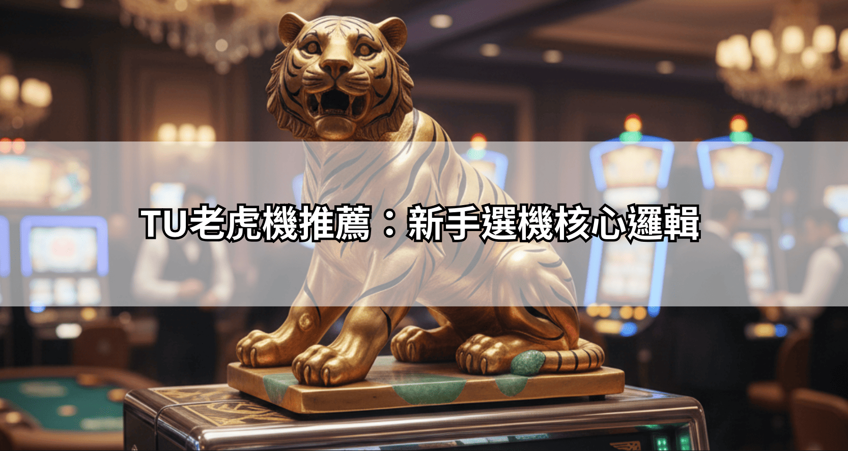 TU老虎機推薦：新手選機核心邏輯