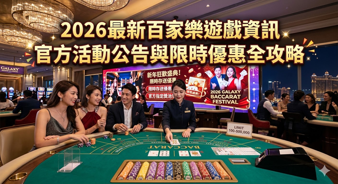 2026最新百家樂遊戲資訊：官方活動公告與限時優惠全攻略